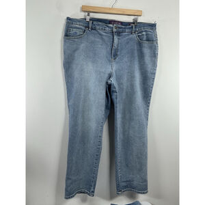 Womans Excellent Condition Gloria Vanderbilt Amanda Blue Jeans 20 W 0195/B-5